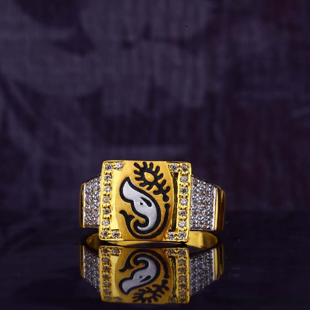 916 Gold Cz Ring MGR117