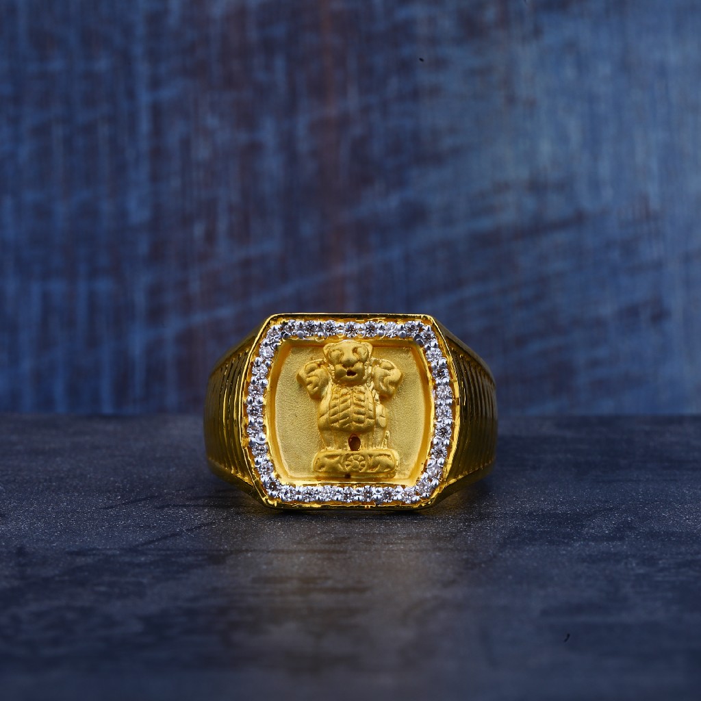 22kt Gold Designer Ring MR448