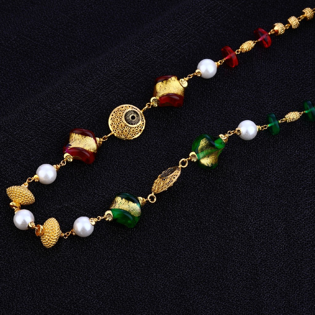 Antique Ladies Wear 22K Gold Cz Mala-AC117