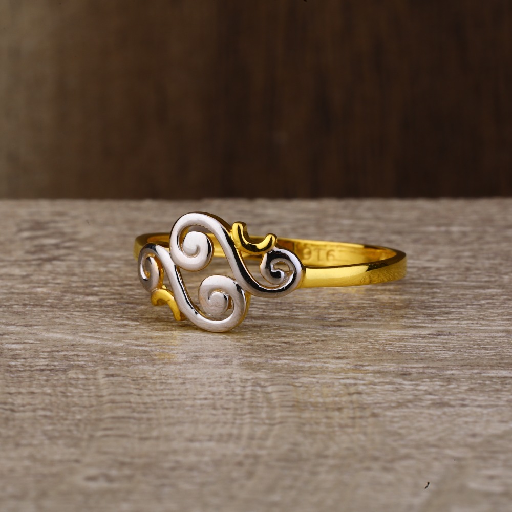 Ladies 22K CZ Ring -LPR116