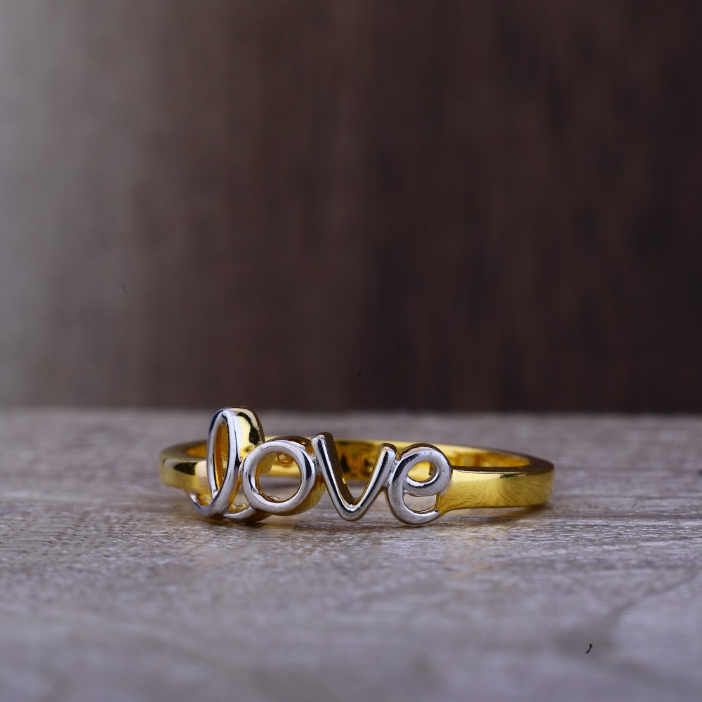 Ladies 22K Gold Band Plain Ring -LPR96