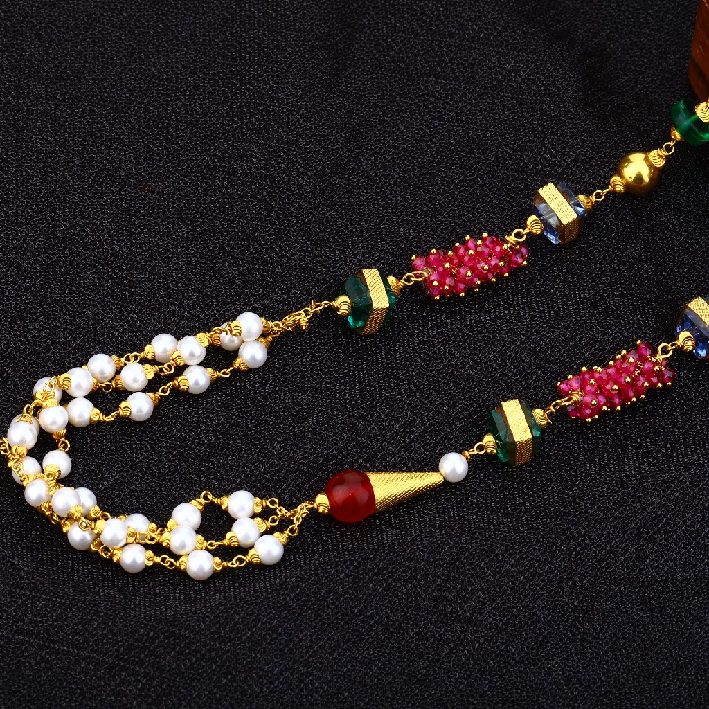 Ladies Designer 916 Colourful Exclusive Moti ChainMala-AC161