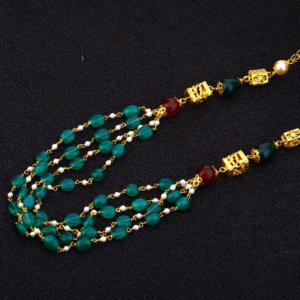 Ladies Wear Designer Gold Moti ChainMala-AC143