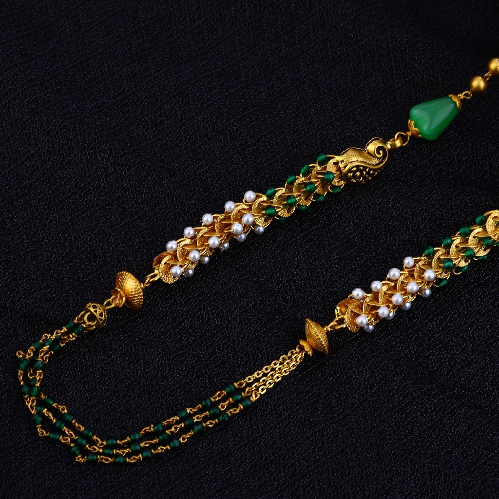 Ladies 916 Fancy Antique Chain Moti Mala-AC85