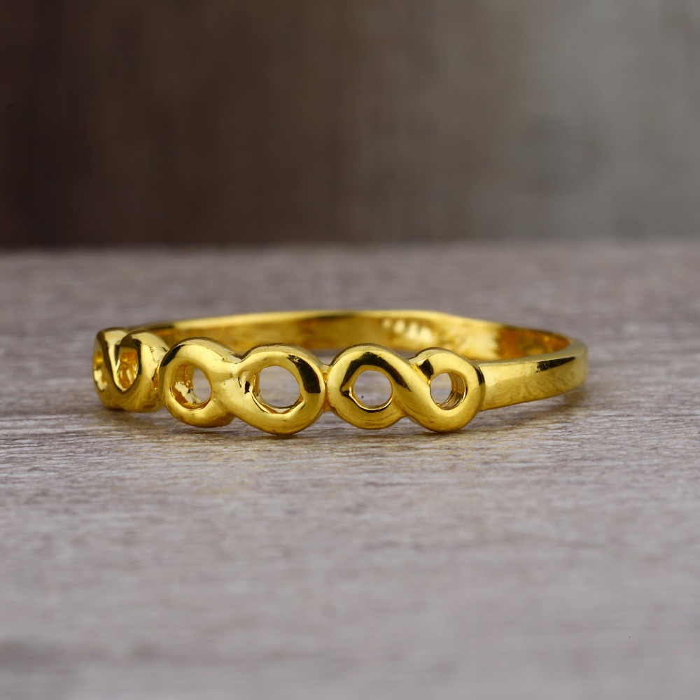 Ladies 22K Gold Fancy Band Ring -LPR61