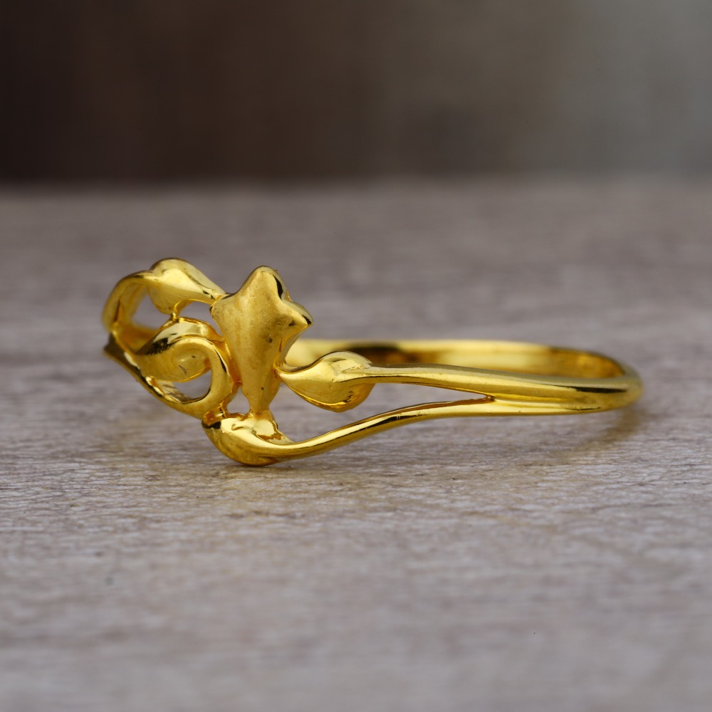 Ladies 916 Gold New Fancy Pattern Ring -LPR29