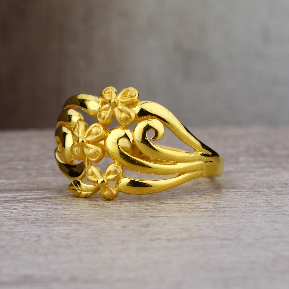 Ladies 22K Gold New Delicate Ring -LPR23