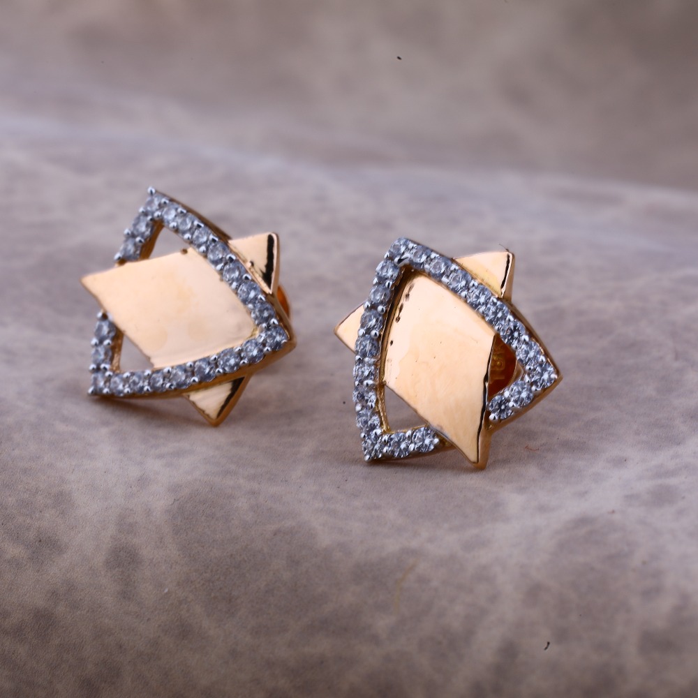 adies 76 Rose Gold Unique Designer Earring -RE58