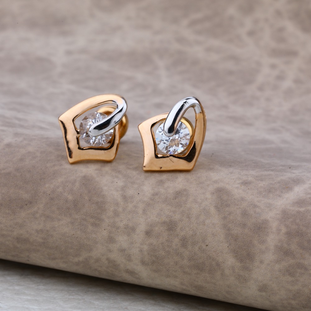 Ladies 76 Rose Gold Designer Earring -RE19