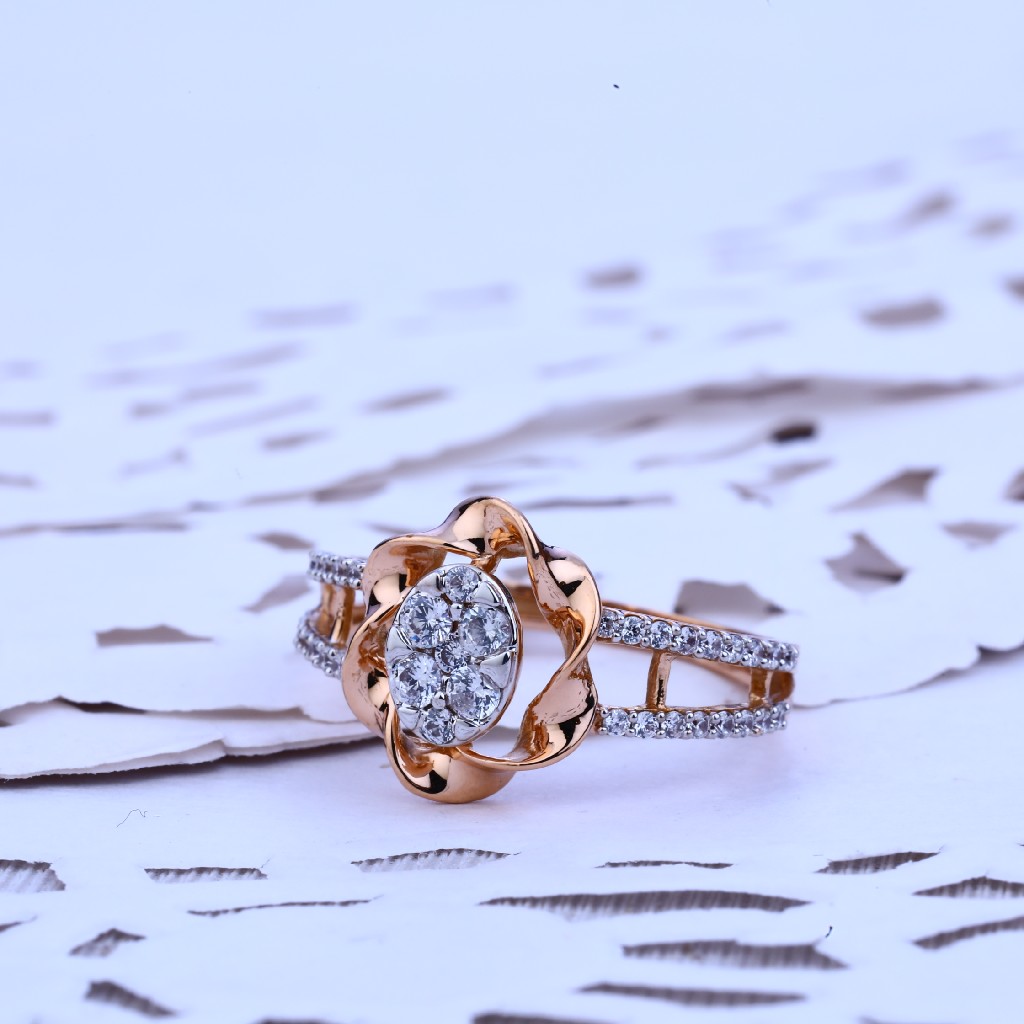 Rose Gold 18K Delicate Ring-RLR202