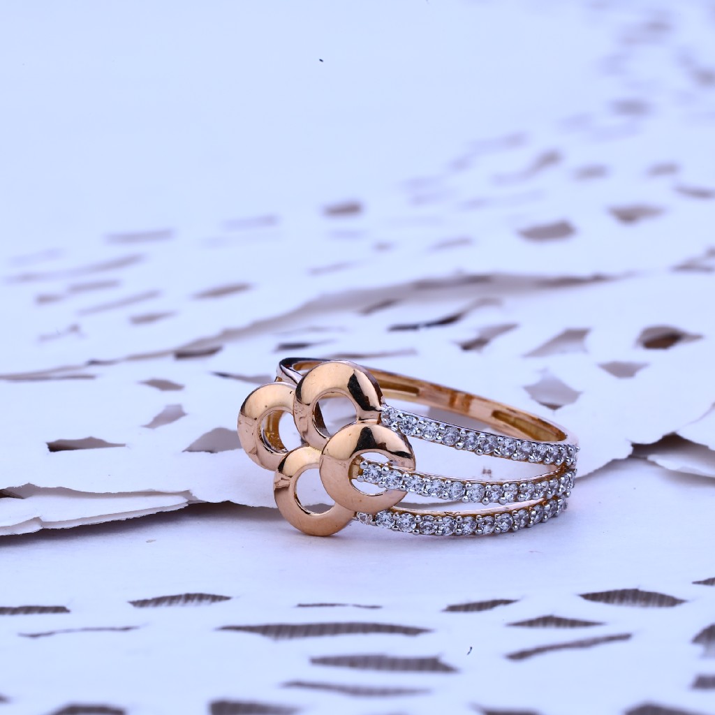 Ladies Rose Gold Delicate Ring-RLR200