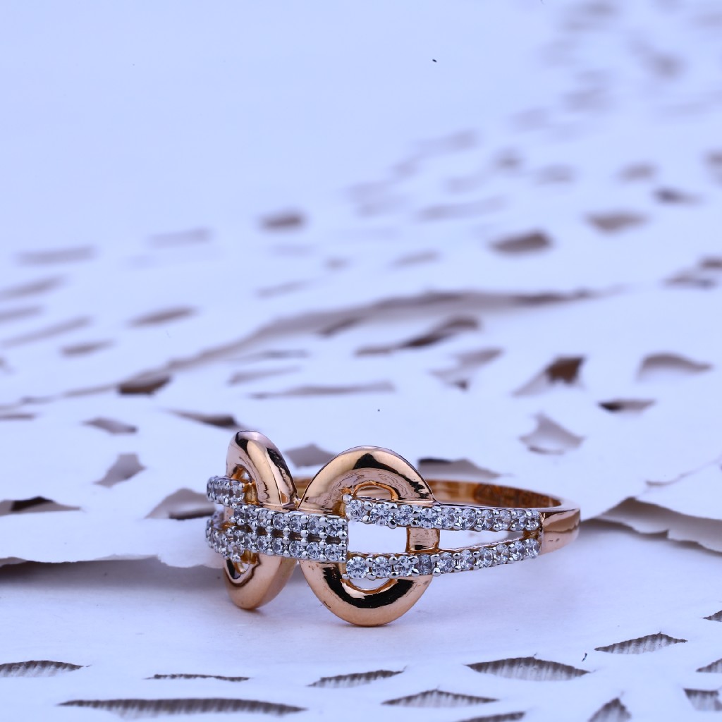 Rose Gold Ladies Ring-RLR195