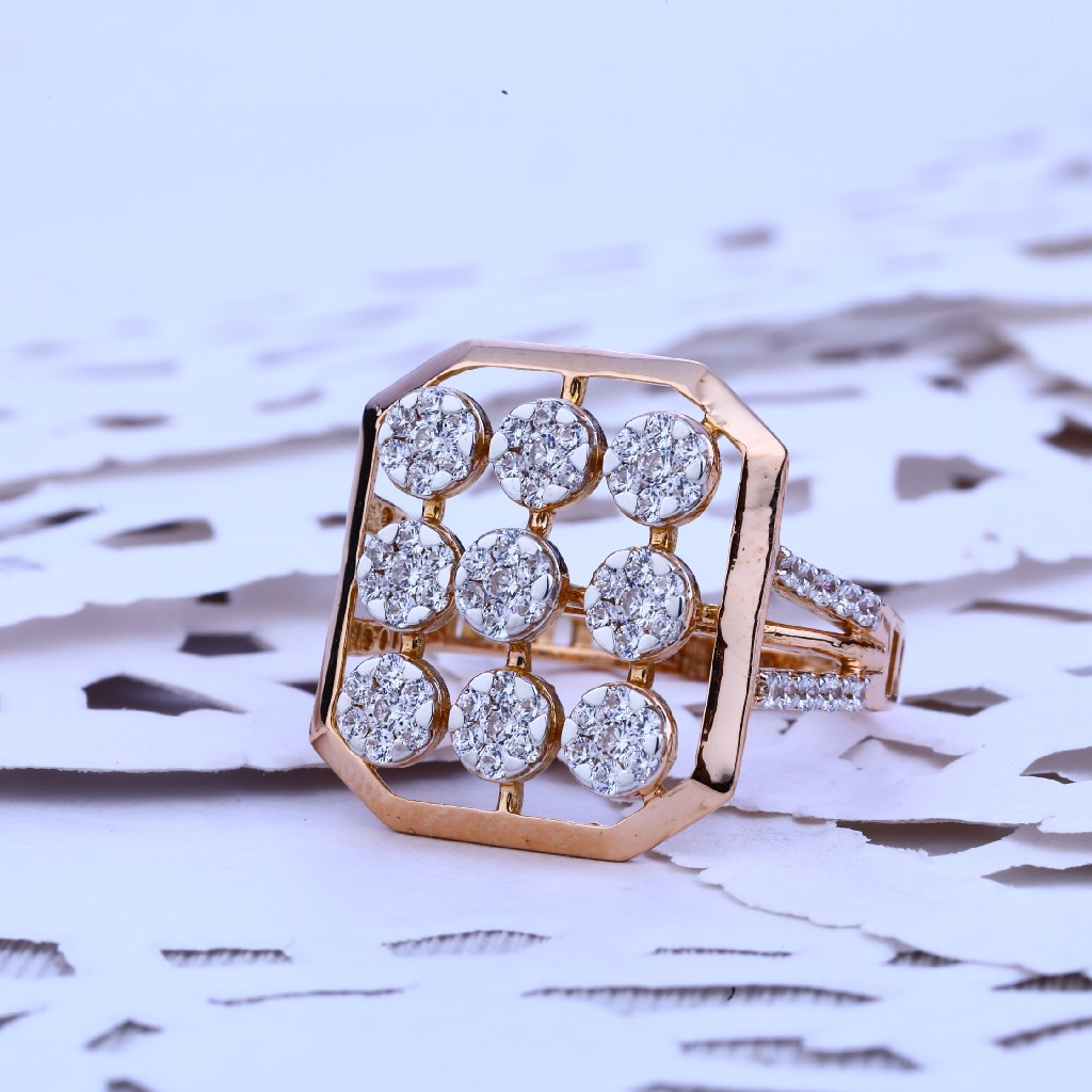 Rose Gold 18K Designer Ring-RLR128