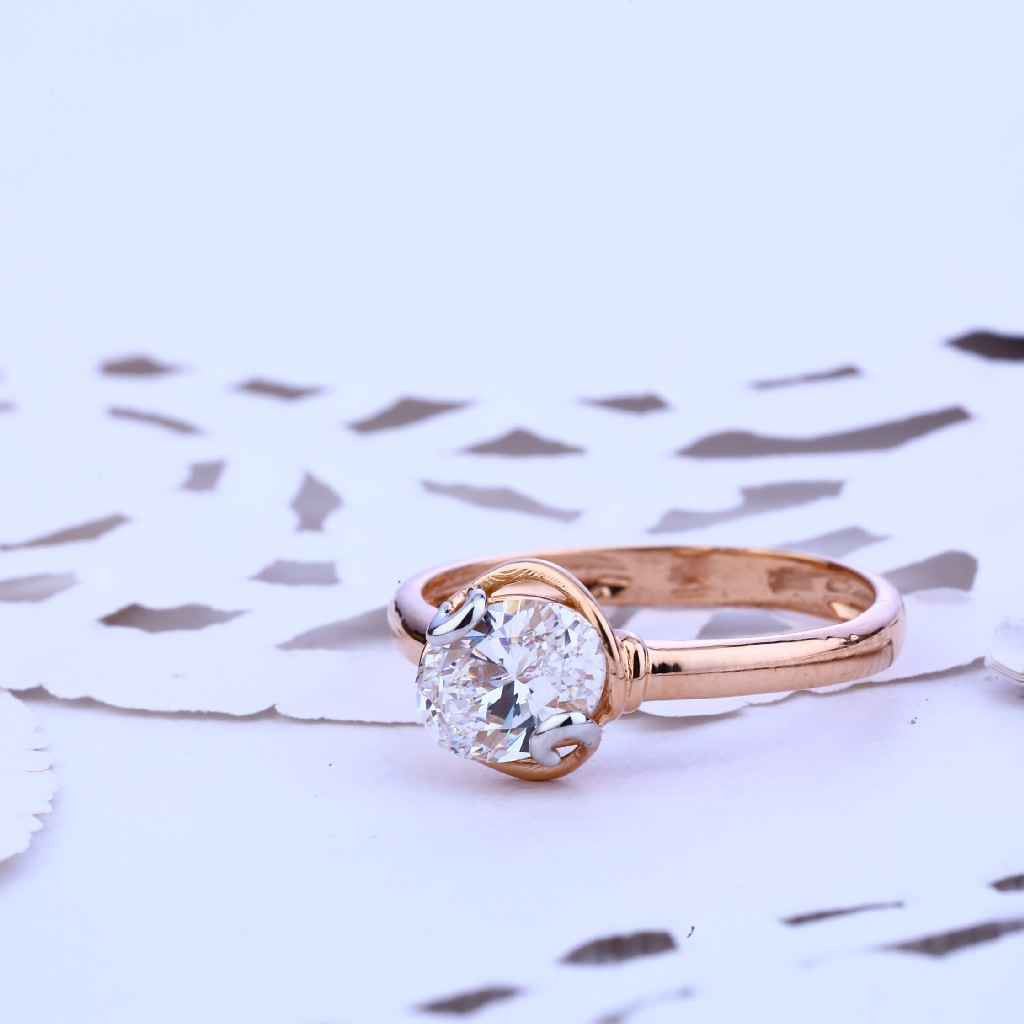 Engagement Rose Gold Ladies Ring-RLR119