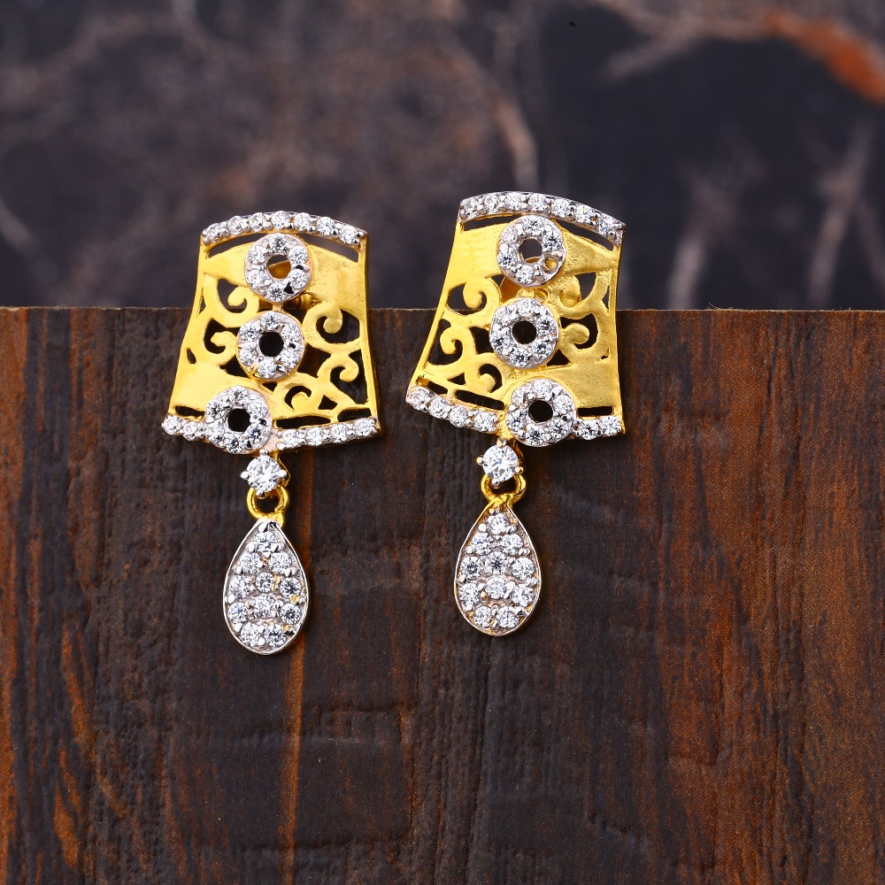 Ladies 916 Gold Fancy Earring -LFE271