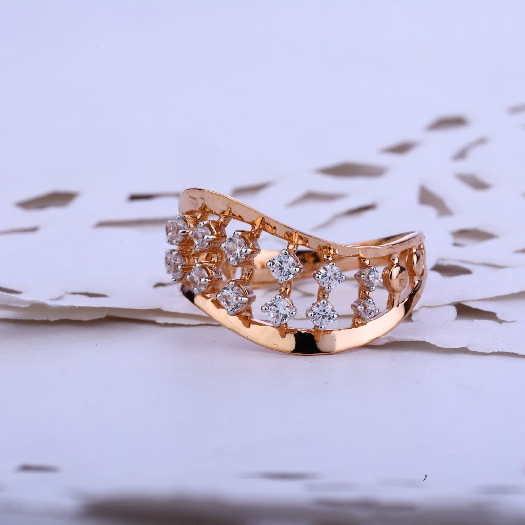 Rose Gold Ladies Ring-RLR60
