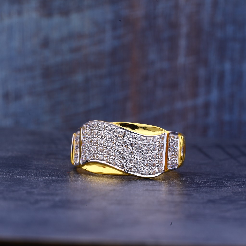 Mens Gold Casting 22K Ring-MR402