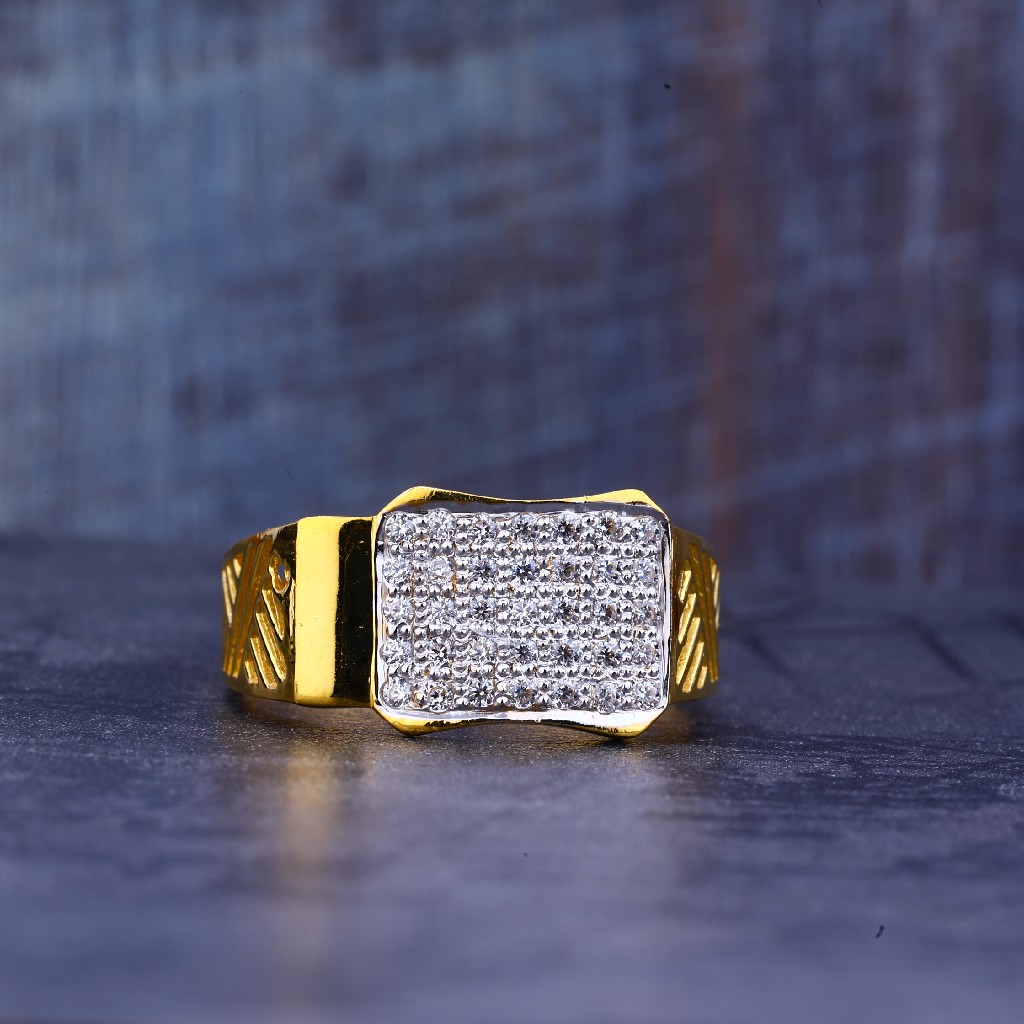 Mens 22K Gold Ring-MR393