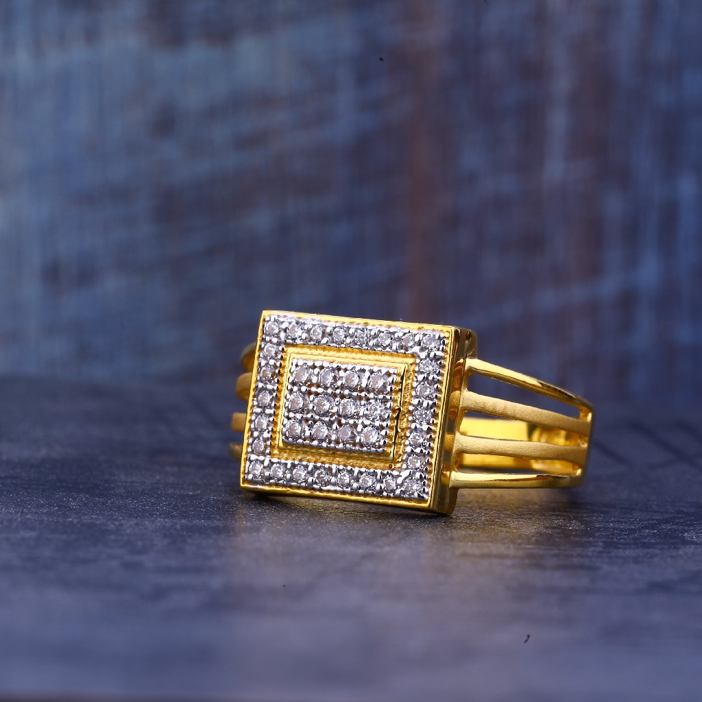 Mens Casting Gold 22K Ring-MR382