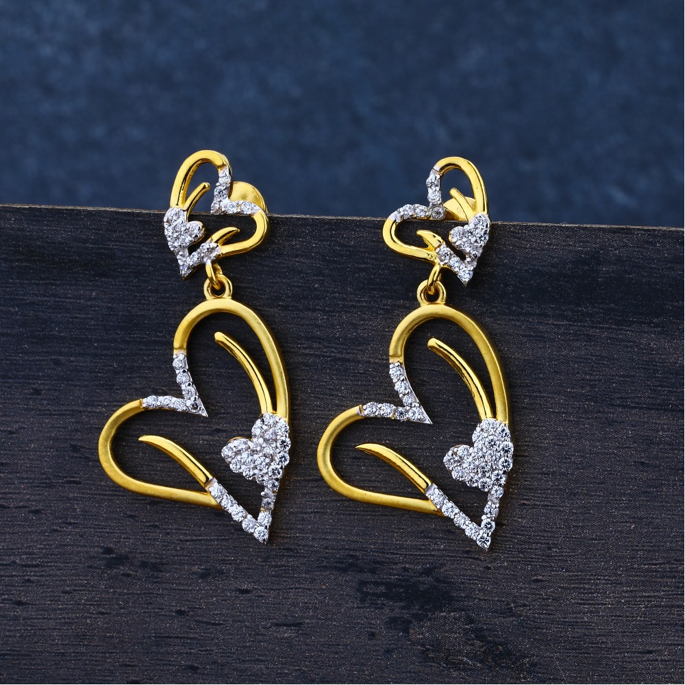 Ladies Gold 22K Jummar Earring Classic-LJE85