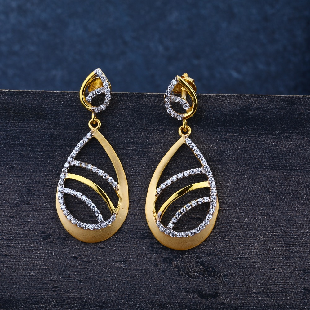 ladies jummar earring modern 916-LJE42