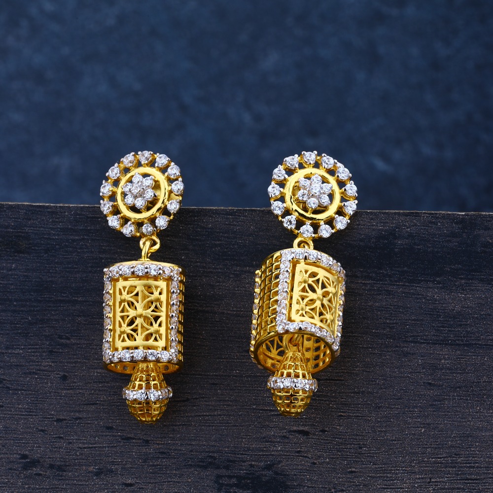 Ladies traditional jummar earrings 916-LJE19