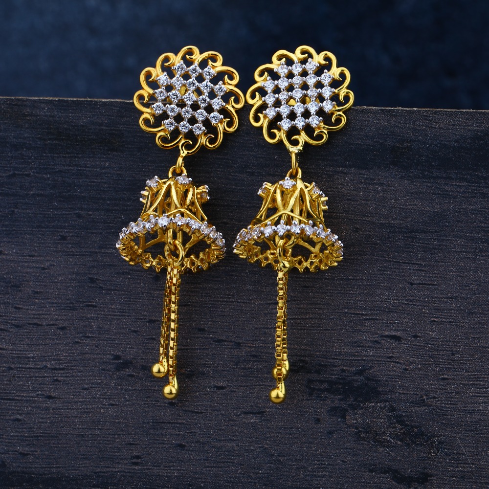916 Ladies Jummar Earrings-LJE04