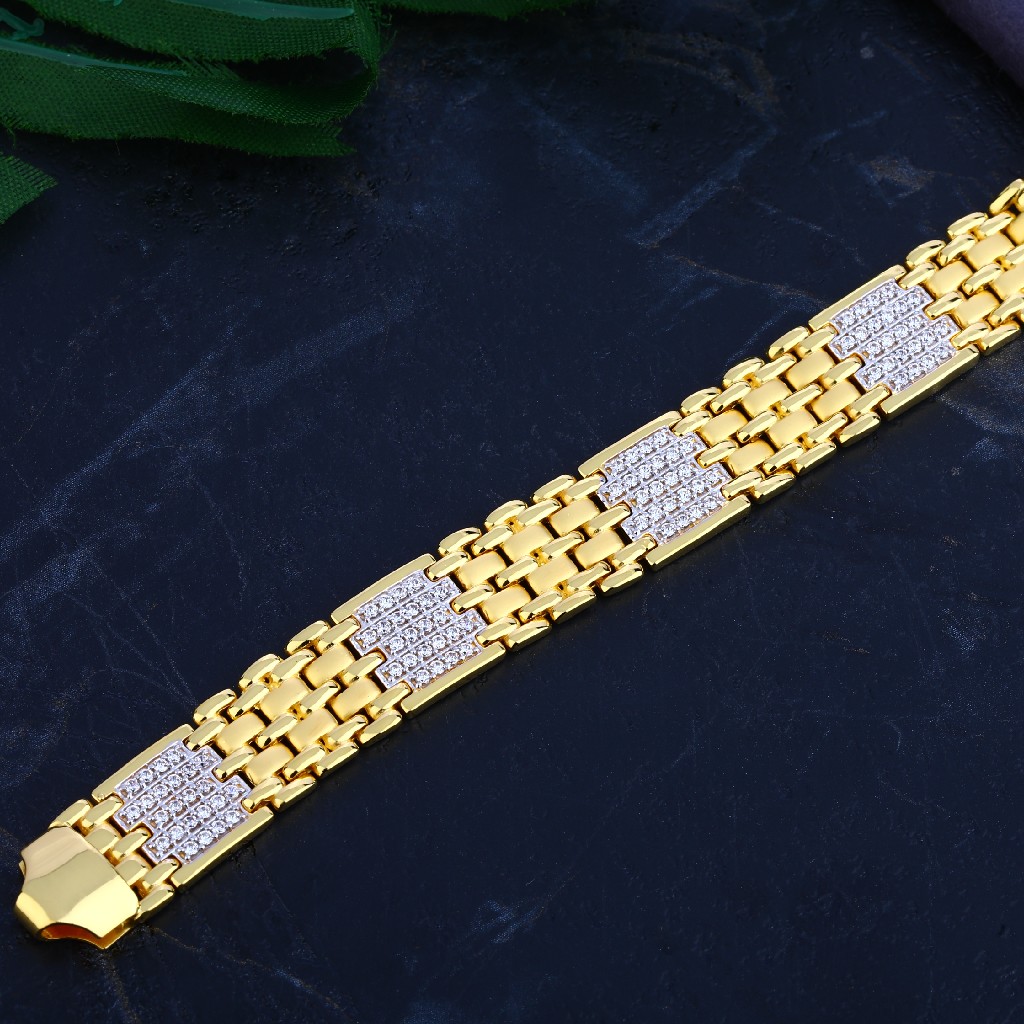 Mens Gold Bracelet-MCB72