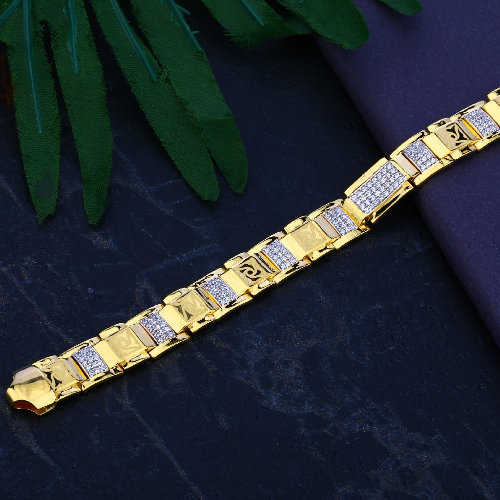 Mens Gold Bracelet-MCB43
