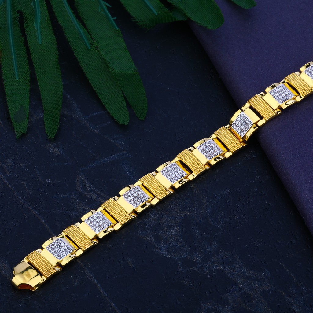 Mens Casting Gold 916 Bracelet-MCB41