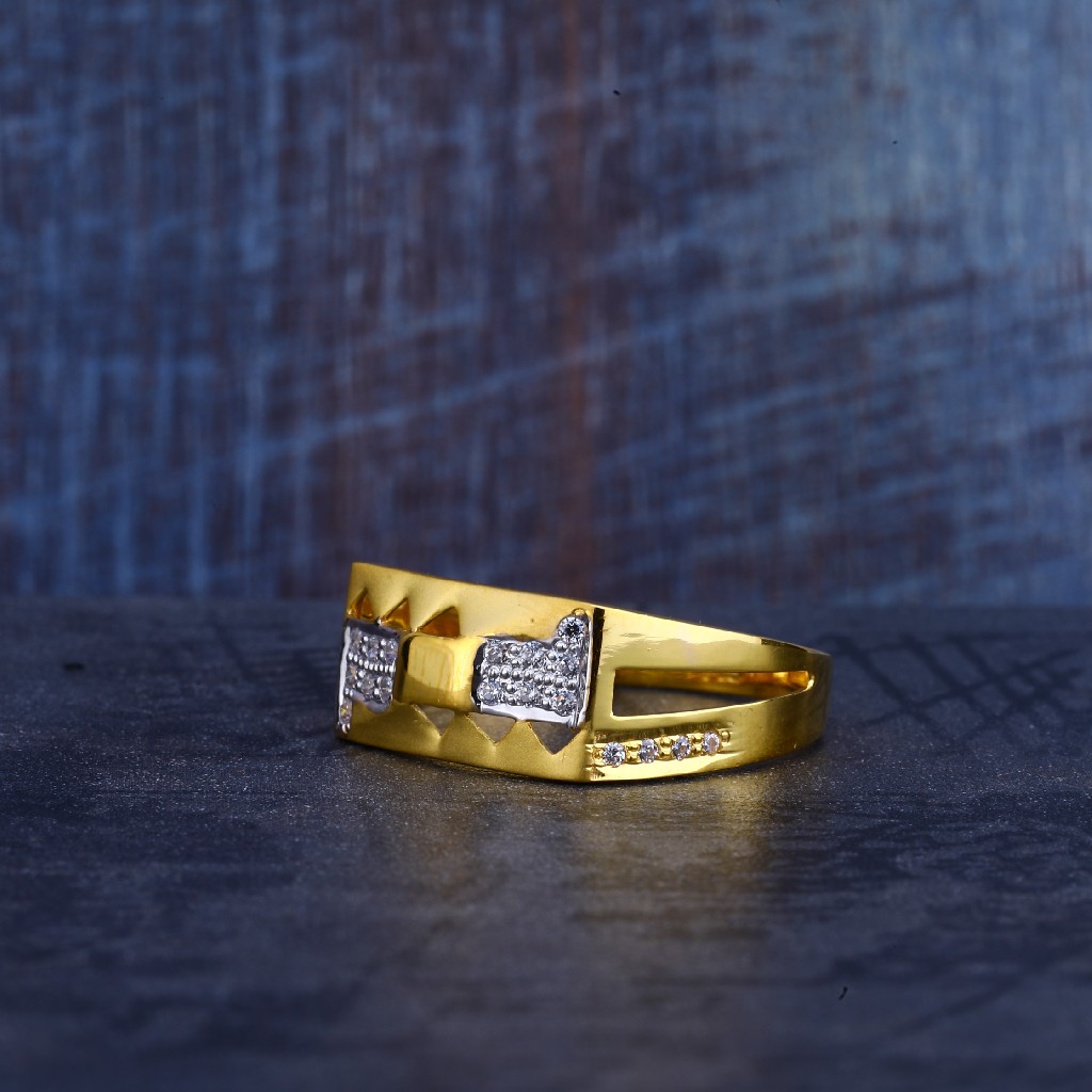 Mens 916 Gold Ring-MR223