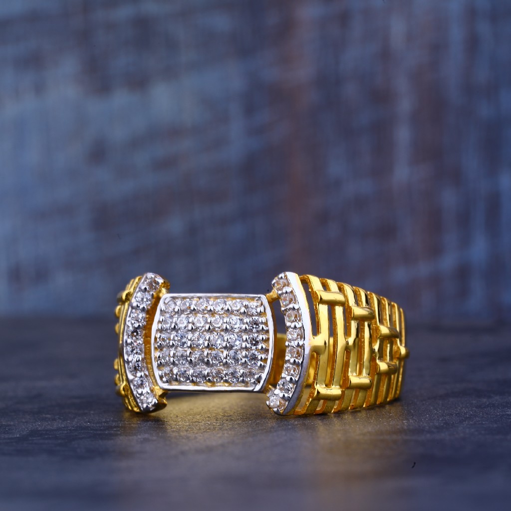 Mens 22K Gold Ring-MR214