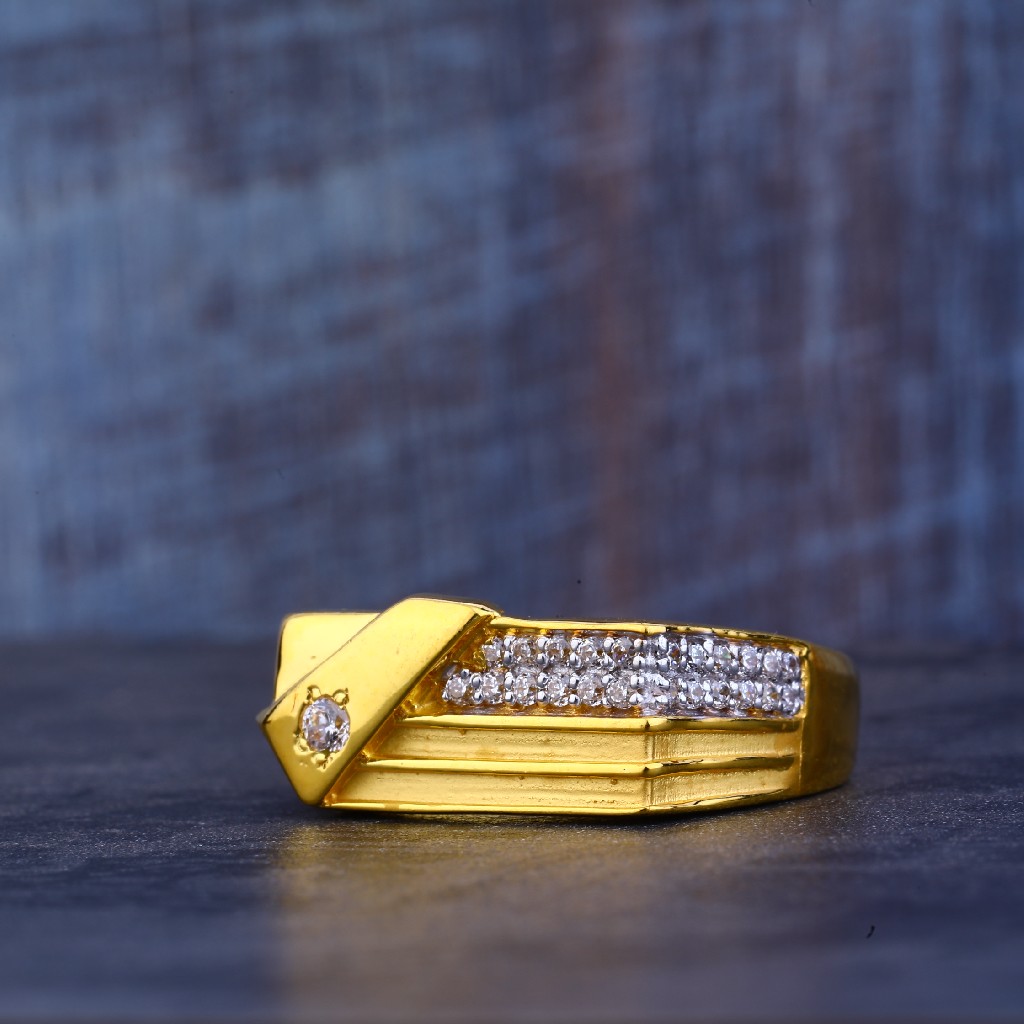 Mens 916 Gold Ring-MR213