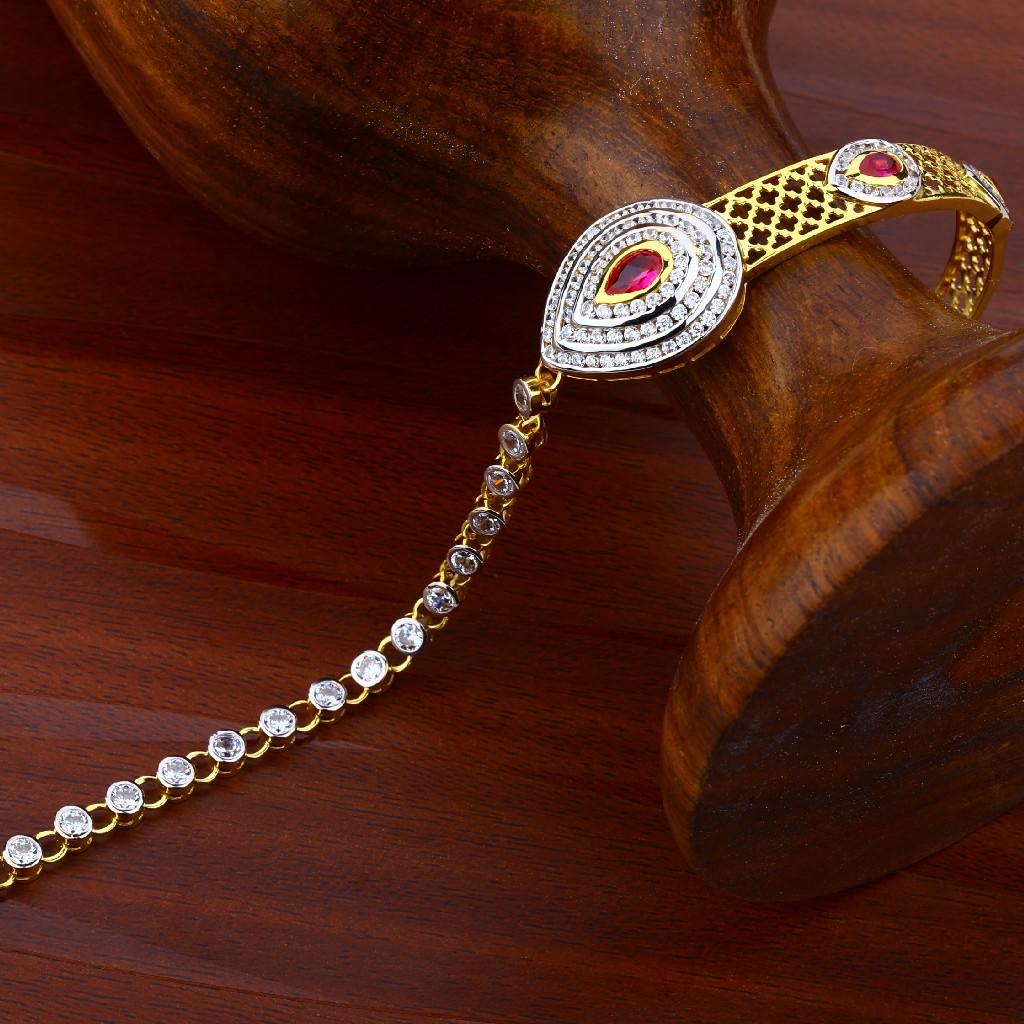 Ladies Gold Kada Bracelet-LKB27