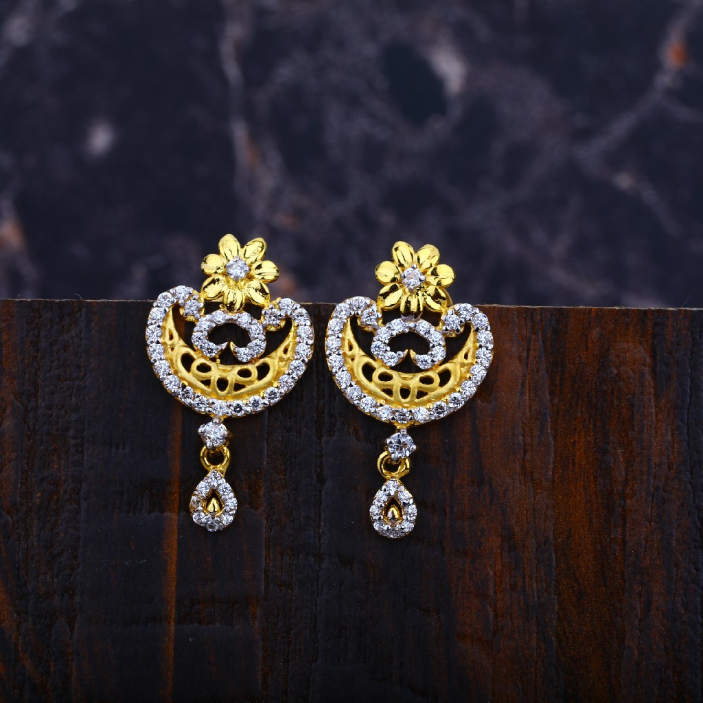 Ladies Gold Earrings-LFE09