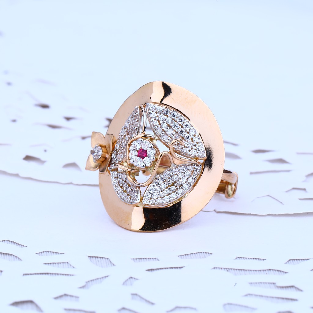 Ladies Adjustable Rose Gold Ring-RLR26