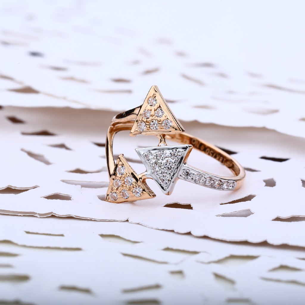 Ladies Rose Gold Fancy Ring-RLR09