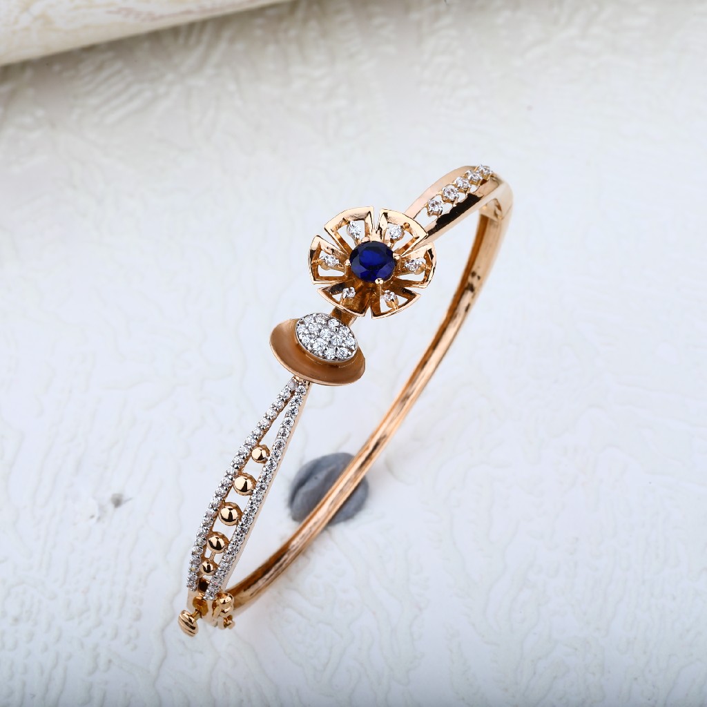 Rose Gold Ladies Kada-RLKB42