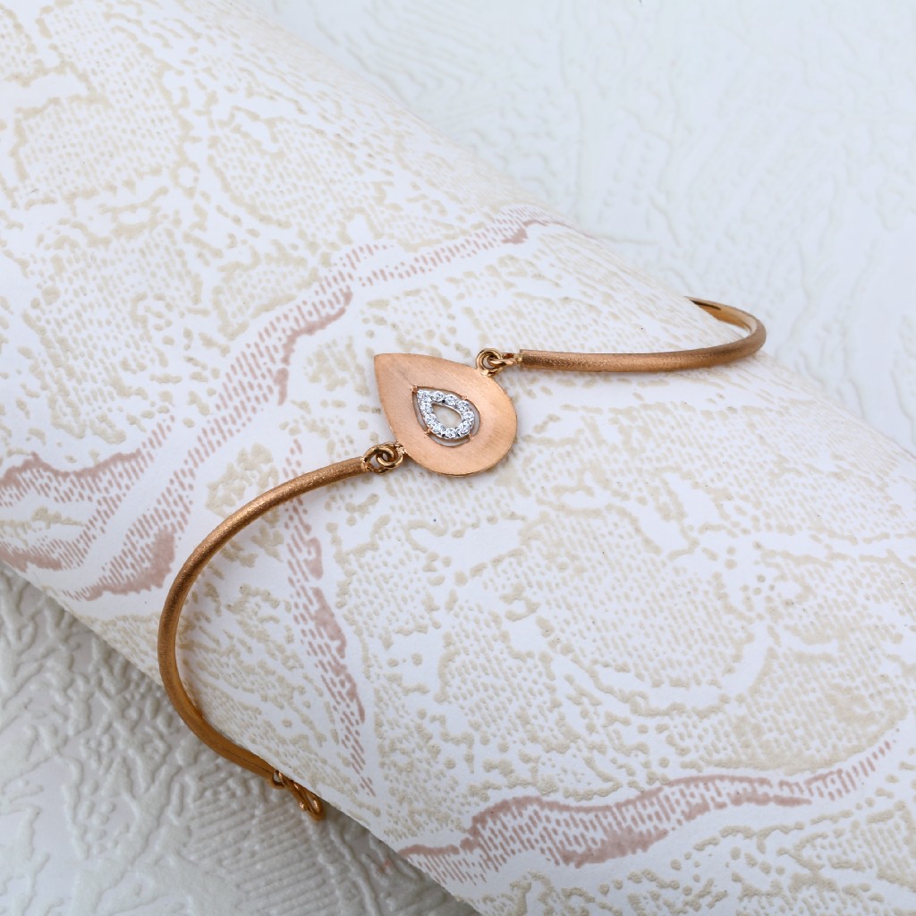 18K Rose Gold Ladies Kada-RLKB22