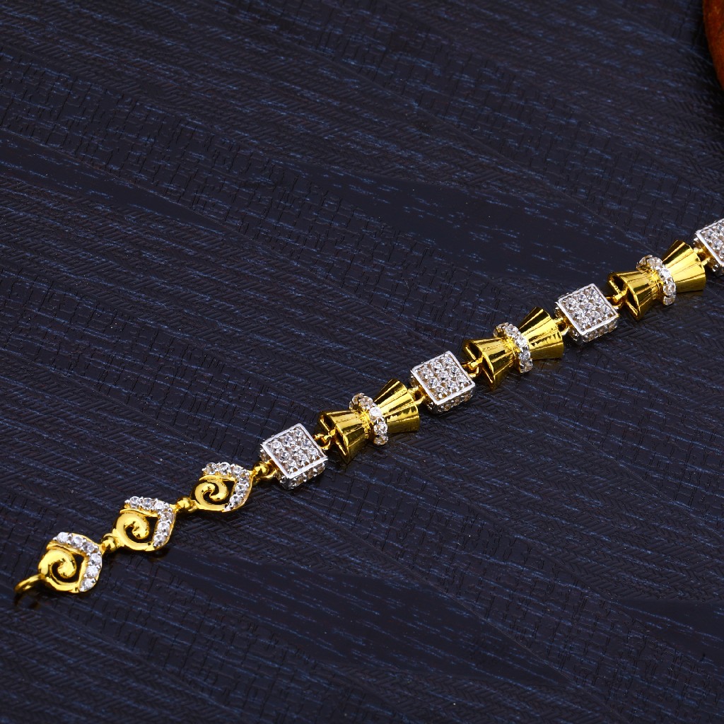 Ladies 916 Fancy Daily Wear Gold Bracelet-LB173