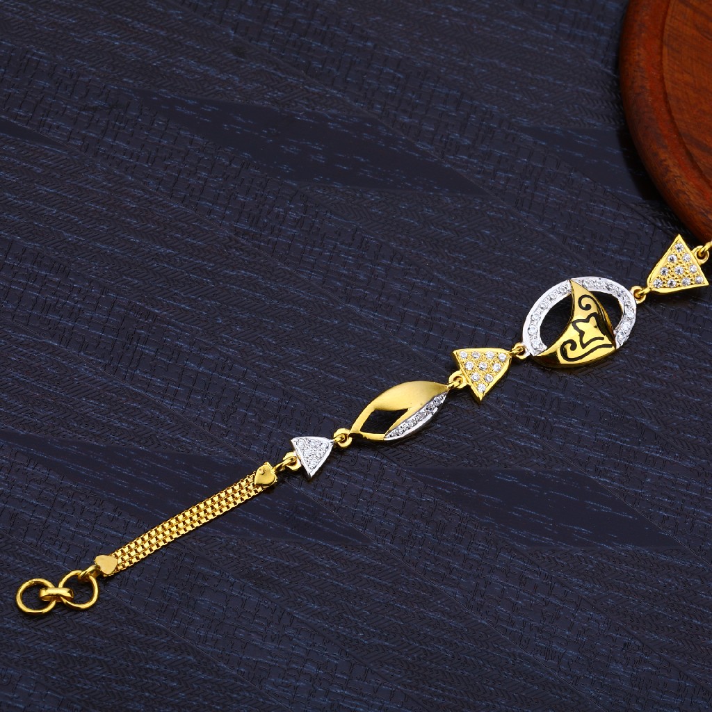 916 Gold Ladies Bracelet-LB144