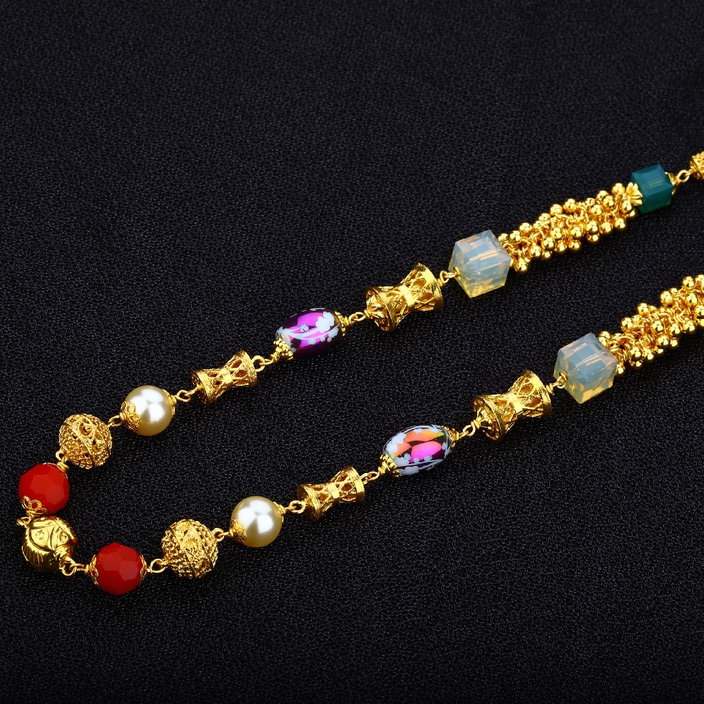 Ladies 916 Gold Mala-AC01