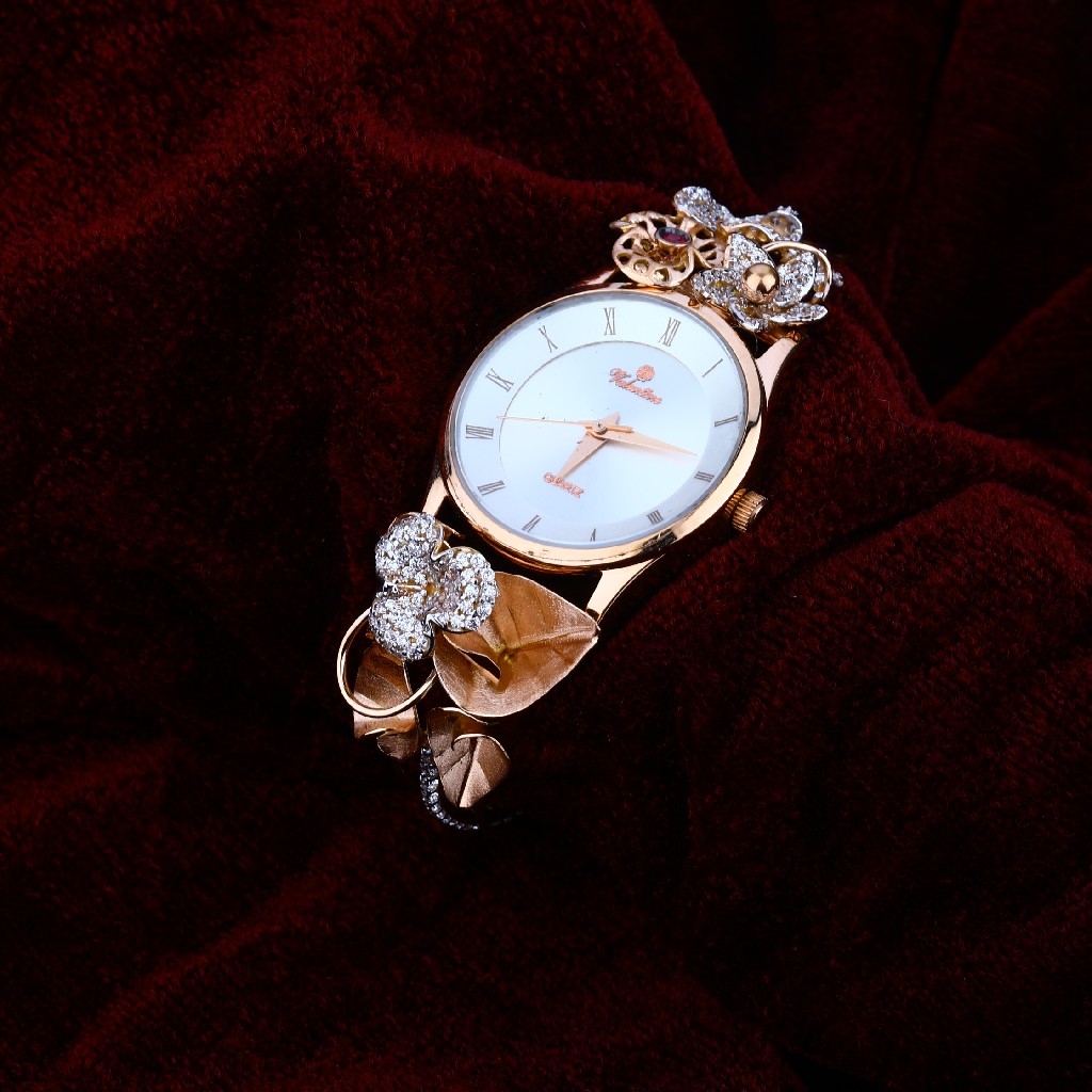 Rose Gold Ladies Diamond Watch-RLW69