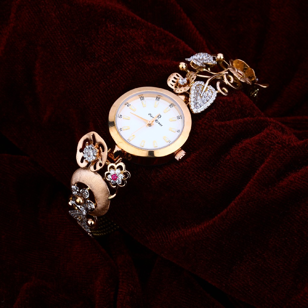 Ladies 18K Rose Gold Watch-RLW46