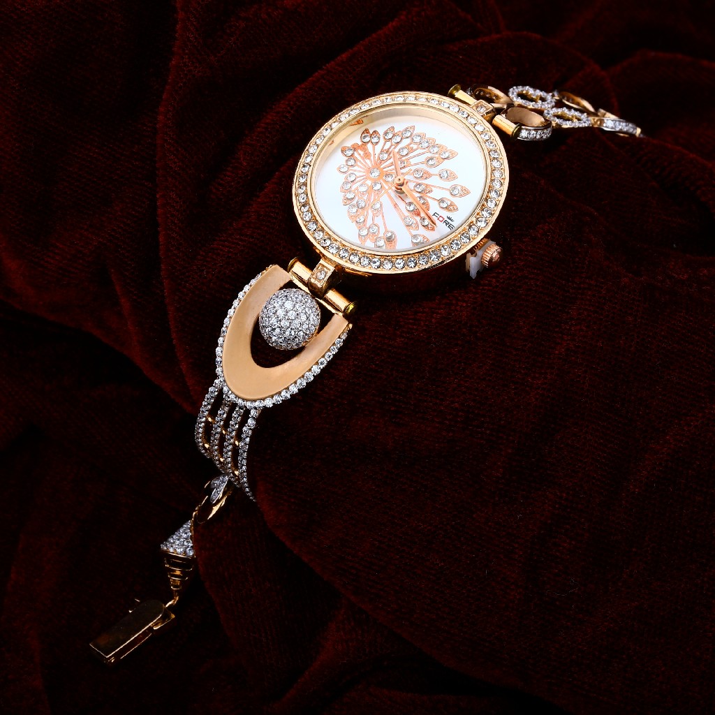 Rose Gold 18K Ladies Watch-RLW19