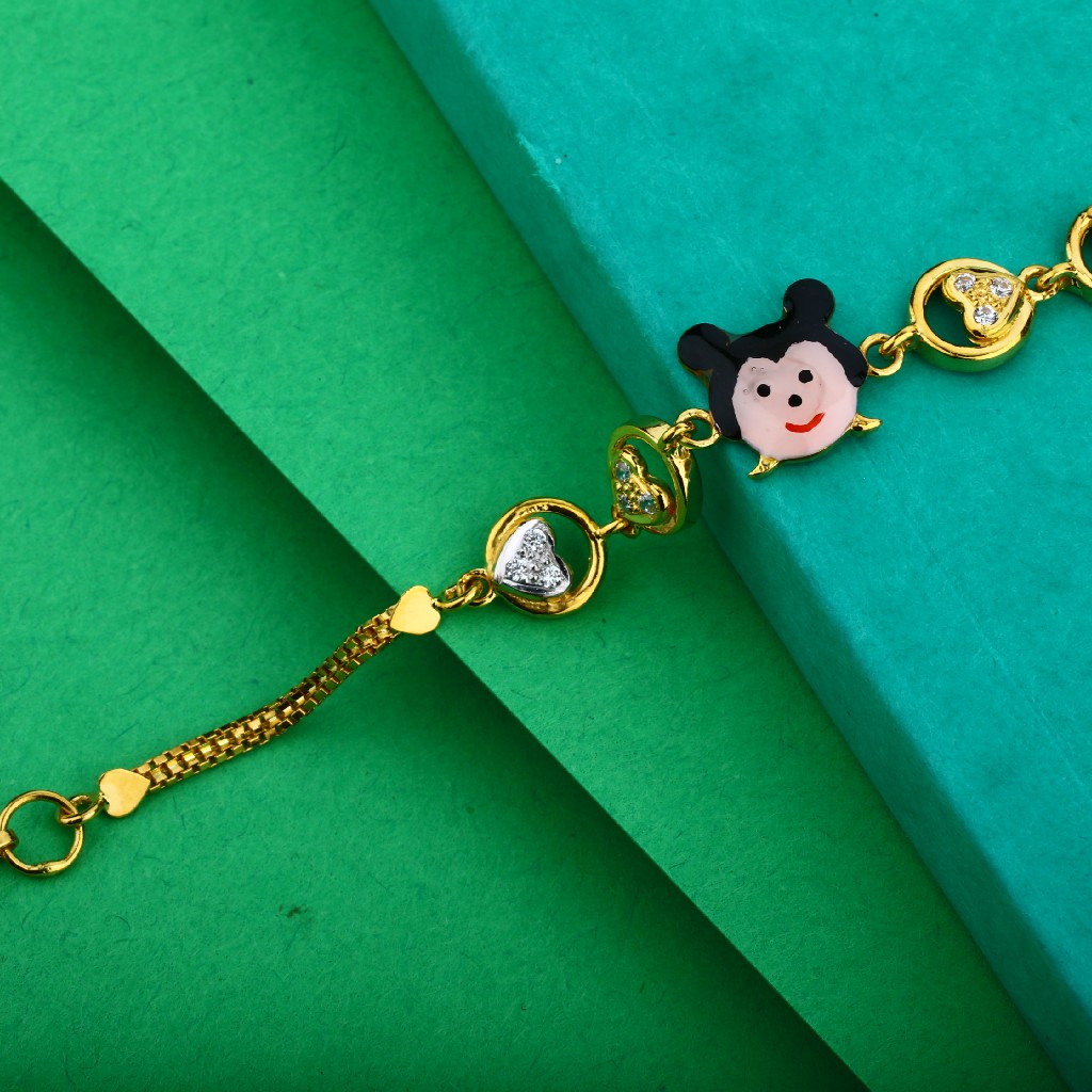 Kids 916 Gold Bracelet-KB10