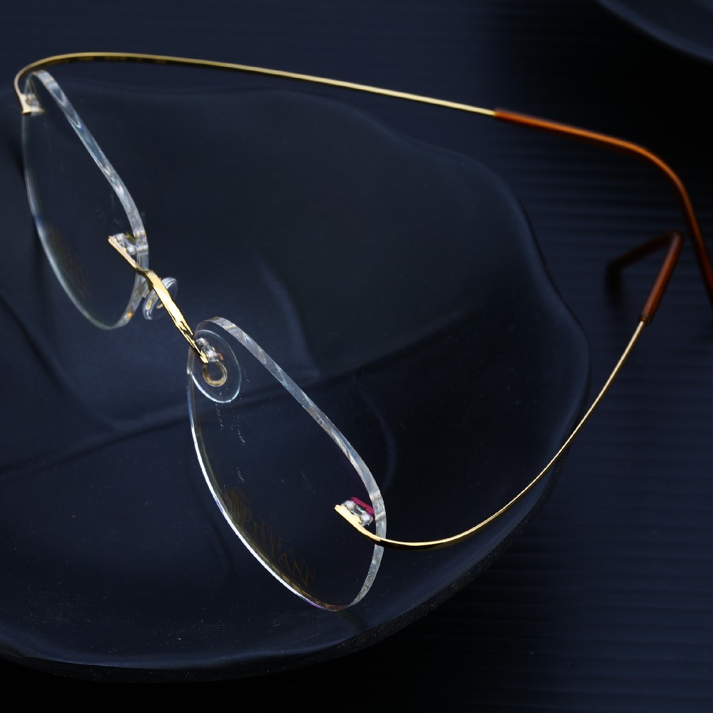 18KT Gold Mens Fancy Spectacle S15