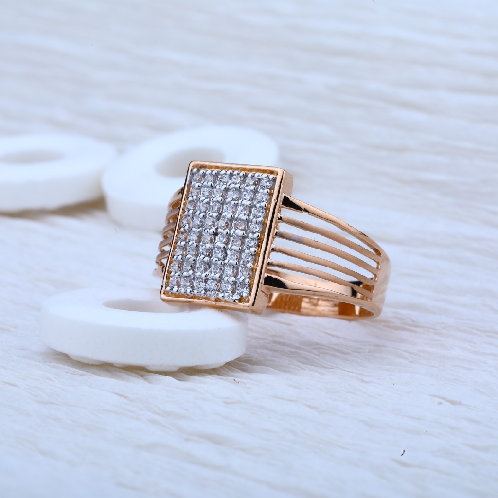 Rose Gold Mens Ring-RMR22