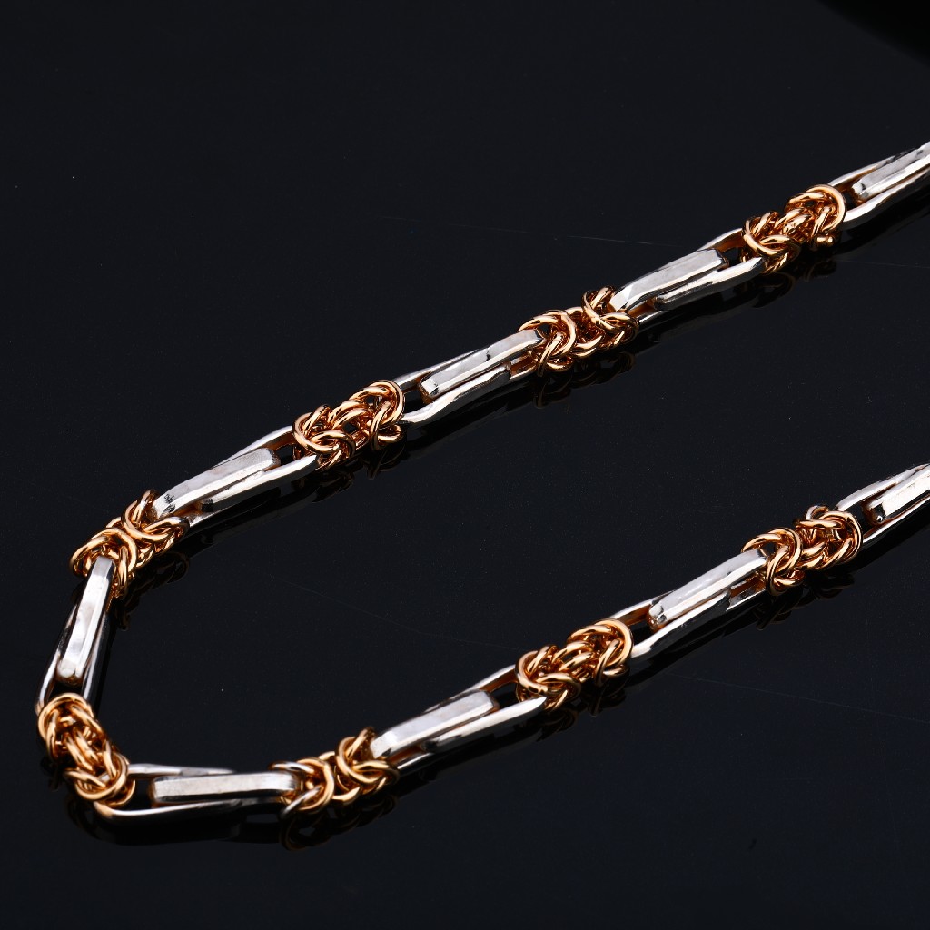 Rose Mens 18K Gold Chain-RMC36