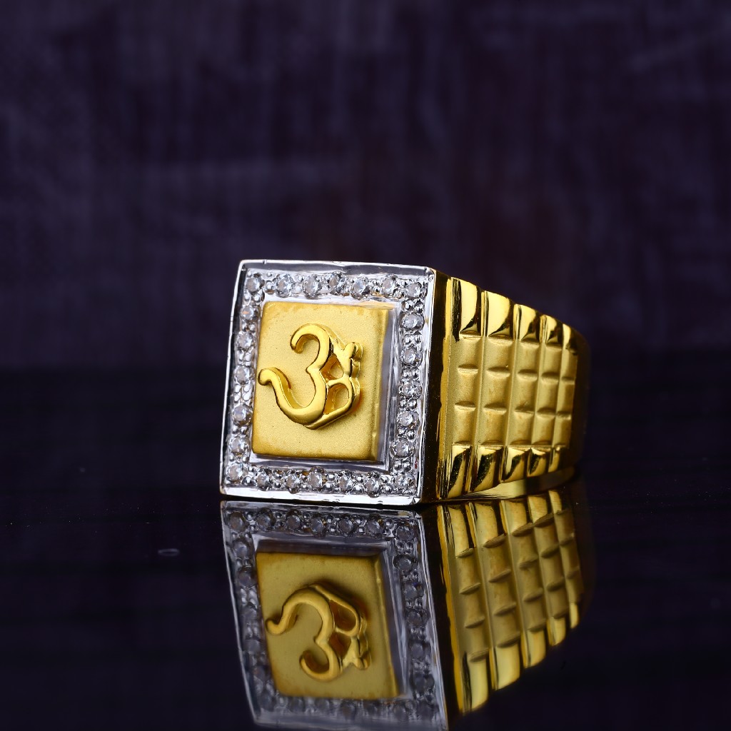 Om Gold Ring-MGR64